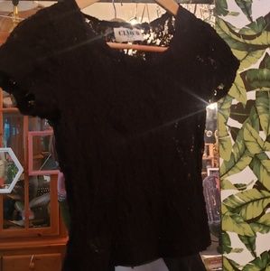Early 1990's Lace Crop Top